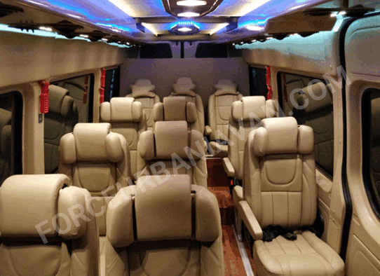 12 seater mercedes sprinter imported van hire