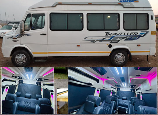 maharaja 1x1 tempo traveller agency in gurgaon