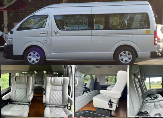 toyota hiace imported van on rent in delhi gurgaon